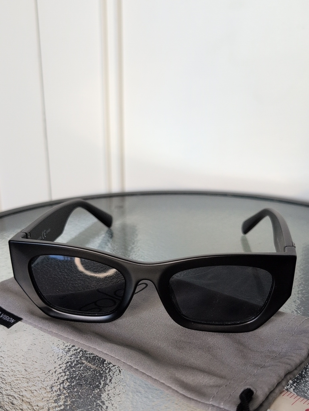 Sojo's  Black Thick Frame Sunglasses New
